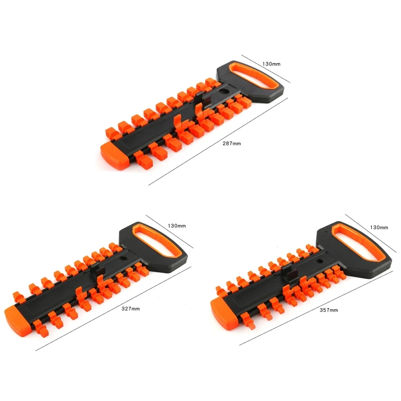 Tool Organizer Lightweight Socket 1/3-Inch 3/8-Inch 1/2-Inch Socket Holders Square