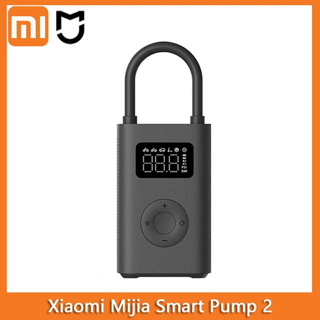 Xiaomi-bomba de aire eléctrica Mijia 2, inflador portátil de neumáticos de  baloncesto de 2000mAh y 150psi, inflador rápido con iluminación, novedad -  AliExpress