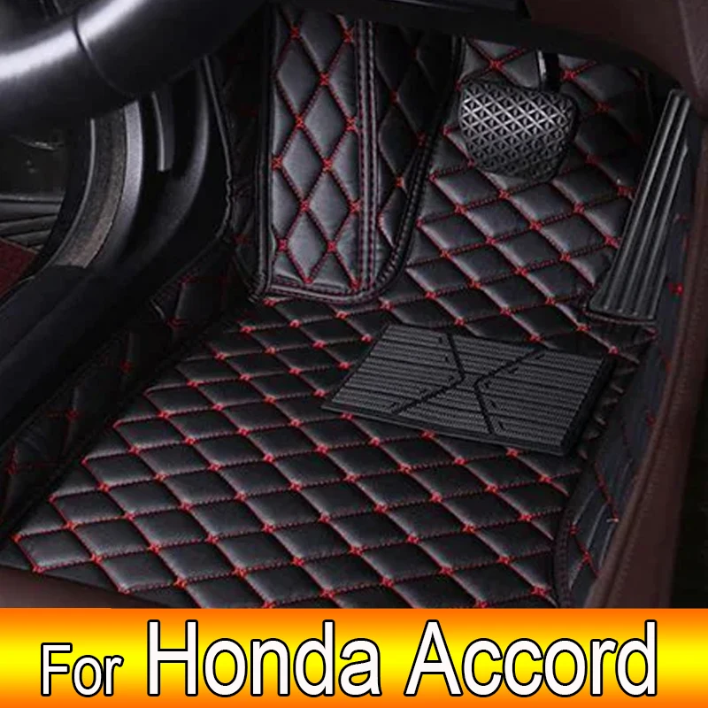 

Автомобильные коврики для Honda Accord (10-е поколение. Не гибридные) 2018-2021 2019 оригинальные автомобильные подкладки для ног, аксессуары для обложки