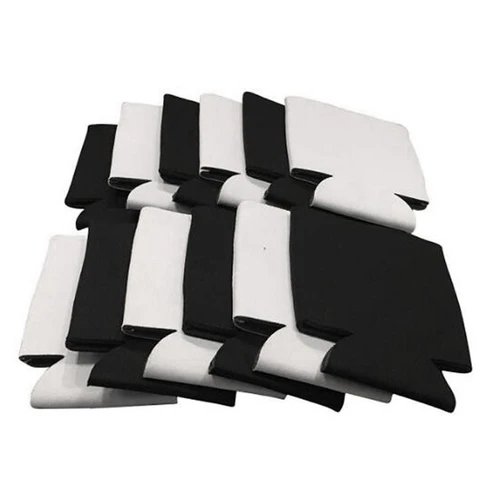 AD-20PCS 네오프렌 맥주 캔 쿨러, 음료 컵, 병 슬리브, 절연 랩 커버, 블랙, 신제품 3