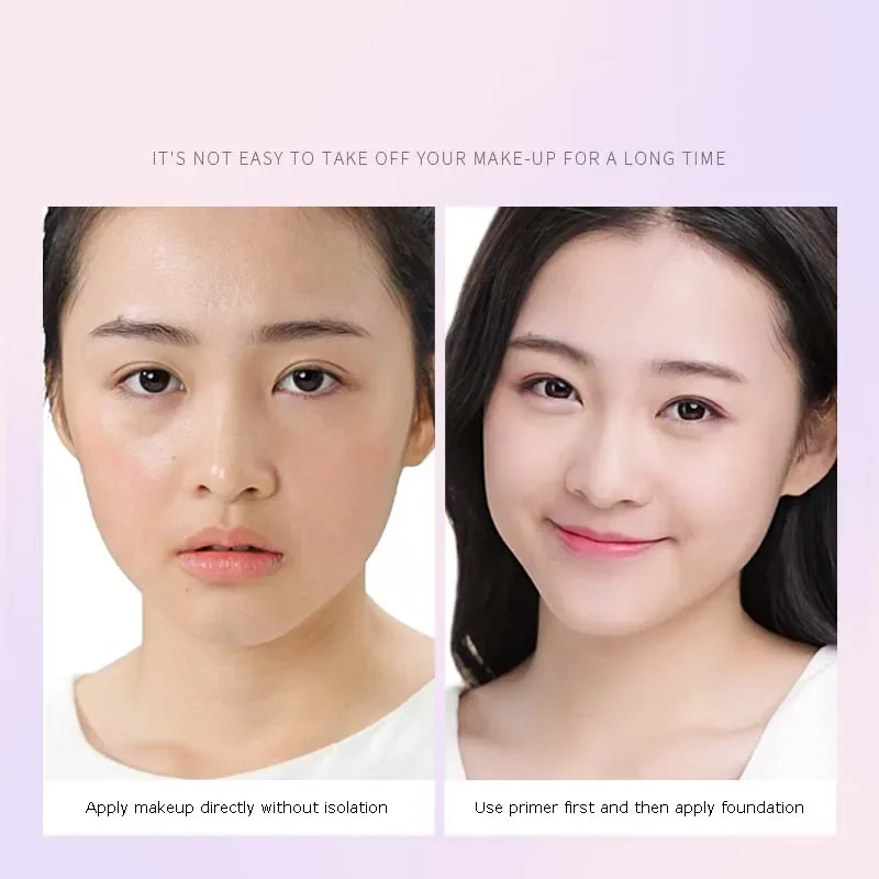 Three Colors Liquid Concealer Mixed Isolation Lotion Makeup Invisible Pore Moisturizing Bright Skin Face Primer Base Foundation