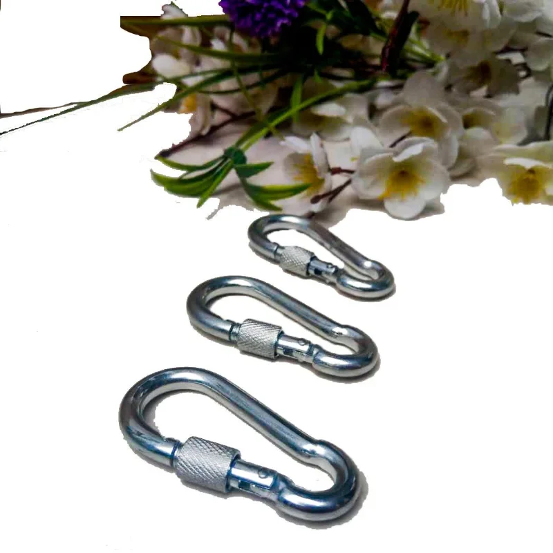 Description Picture 3 of itemM6/M8/M10 304 Stainless Steel Snap Hook with Screw Connecting Link Button Safety Hook Buckle Chain Connector Hasp