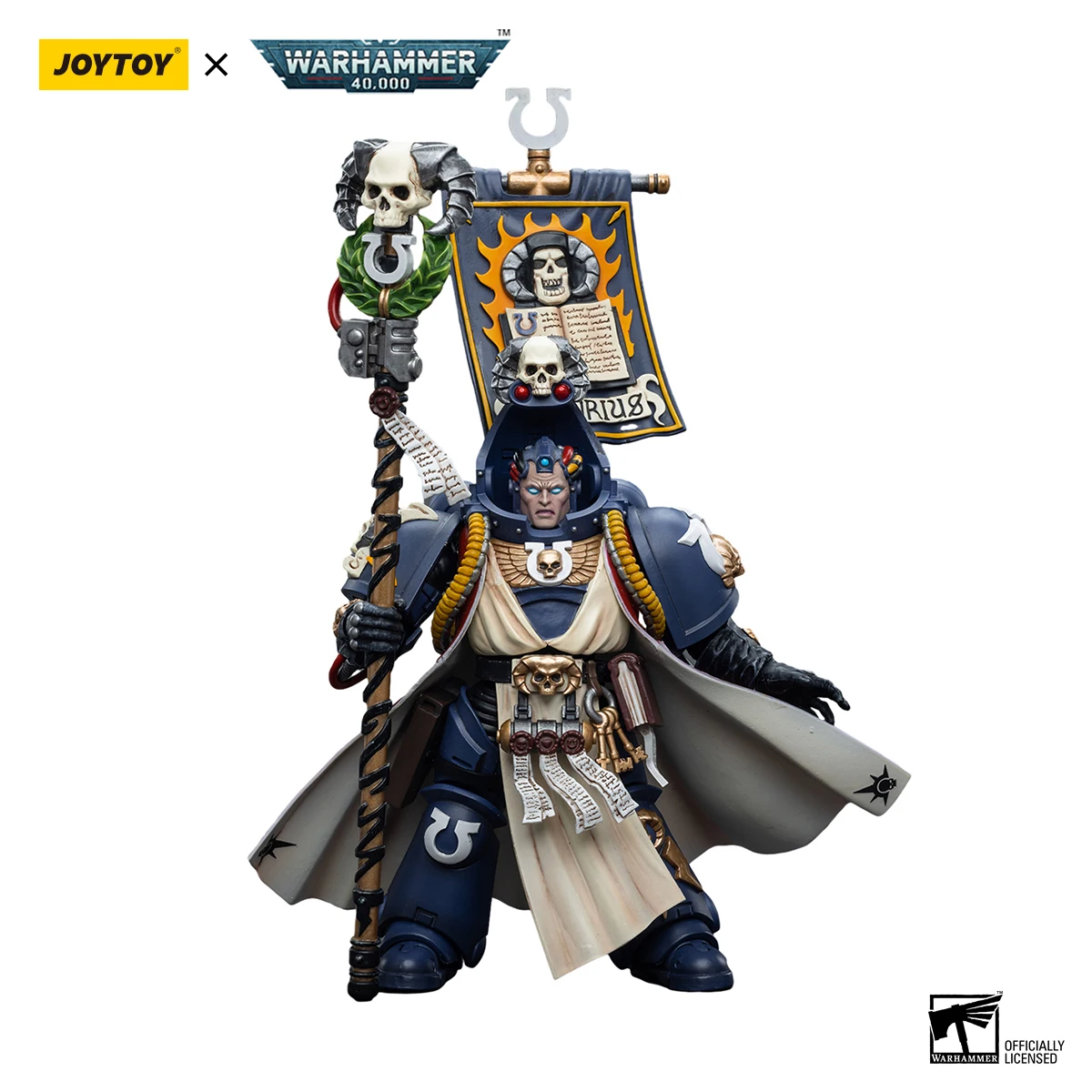 [Disponibile] Joytoy 1/18 Warhammer 40K Action Figure Ultramarines Chief Library Tigurius Modello Militare Anime