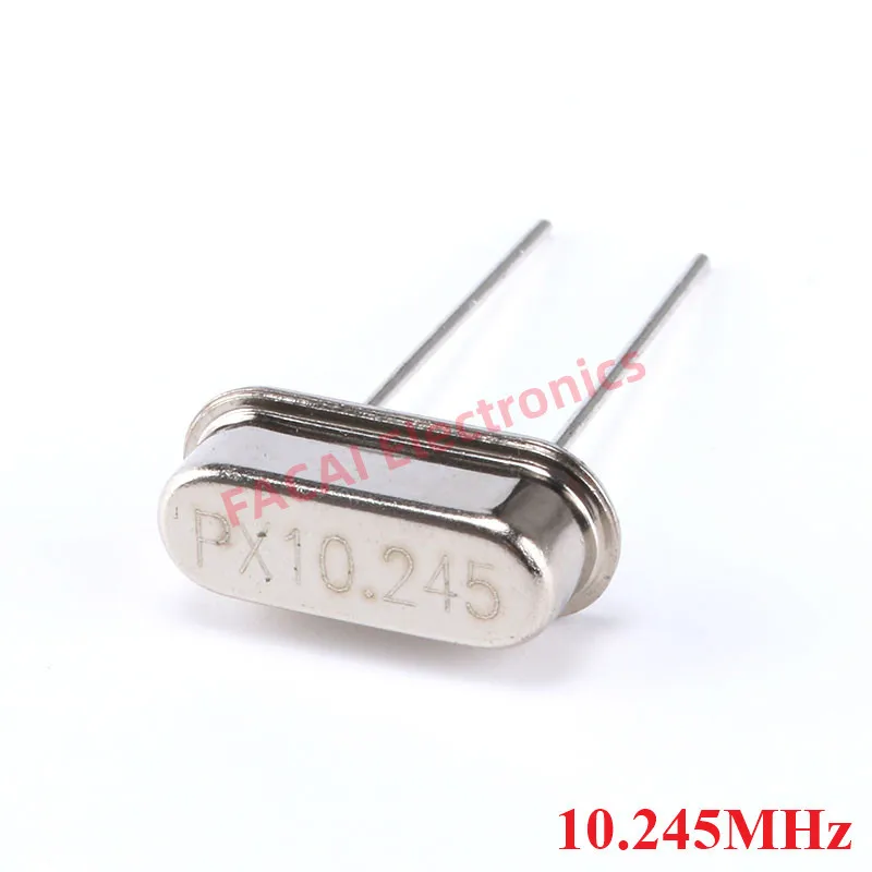 10pcs/lot 10.245MHz Mini Passive Resonator Quartz HC-49S Crystal Oscillator