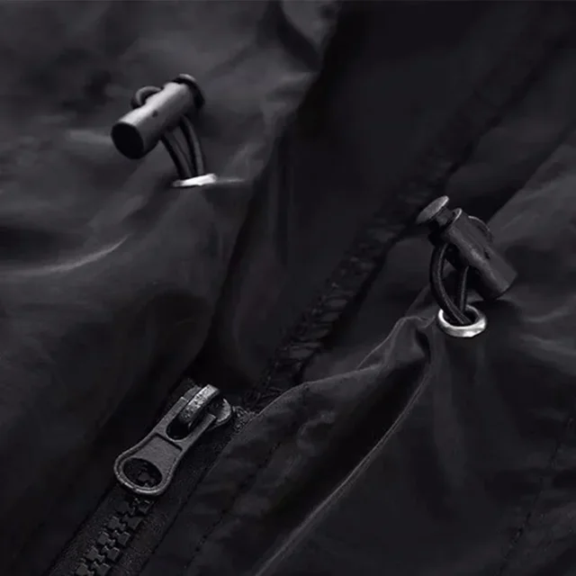 Men's Breathable Sun Protection Hooded Jacket Windbreaker Thin Outwear Polyester Fabric Comfy And Cool For Spring Summer Fall - Image 3