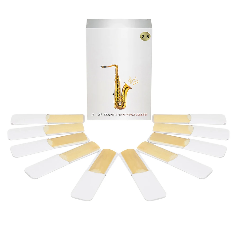 10 Pezzi Soprano Alto Tenore Sassofono Canne Forza 2.0 2.5 3.0 Canne Sassofono Per Sax Clarinetto Giocatore Principiante