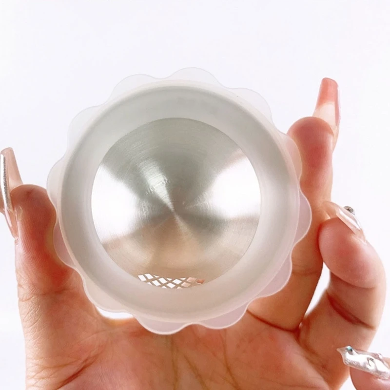 2 Pairs Silicone Comfort Rings for Silver Nursing Cups BAP Free Silicone Protective Rings for Mom Breastfeeding Nipple Covers 4