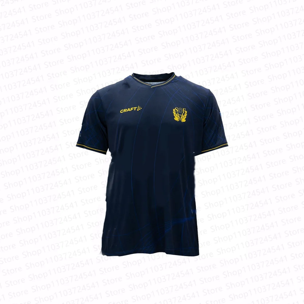 2024 Swedish Handball Jersey Tshirt Swedish Handball Fan Jersey Men's/Boys Summer Short Sleeve Handball Sports Jersey T shirt 3
