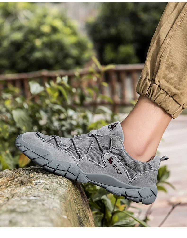 Genuine Leather Men's Casual Shoes Outdoor Breathable Non-slip