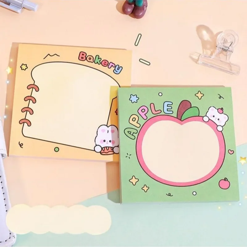 50 Sheets Cartoon Rabbit Pattern Posits Sticky Notes Pads Paper Stickers Posted It Memo Notepad Notebook School Message Sticker 2