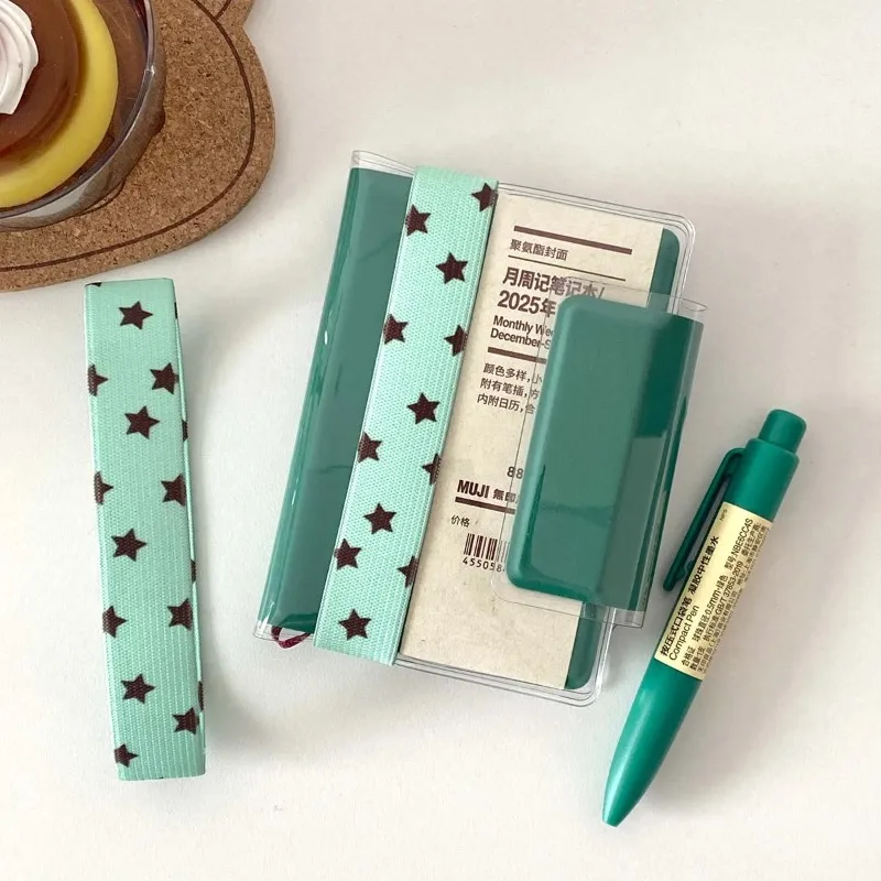 Notes, Handbooks, Elastic Straps, Cute Decorations, I Accessories, Creative, Interesting, High Beauty, Suitable for Girls