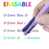 Black Blue Green Red 4 In 1 Erasable Gel Pen with Eraser 0.5mm Magic Refills School Office Kawaii Writing Stationery Supplies 4