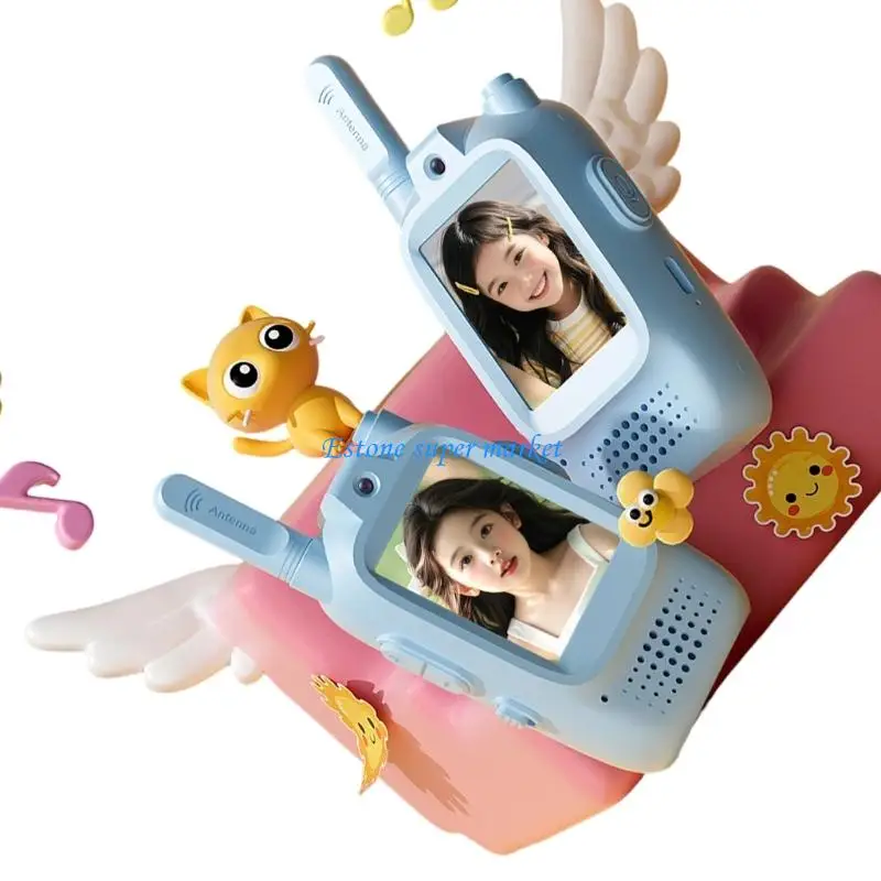 090B 어린이용 충전식 비디오 워키 사진 USB 충전 긴 배터리 수명 생성