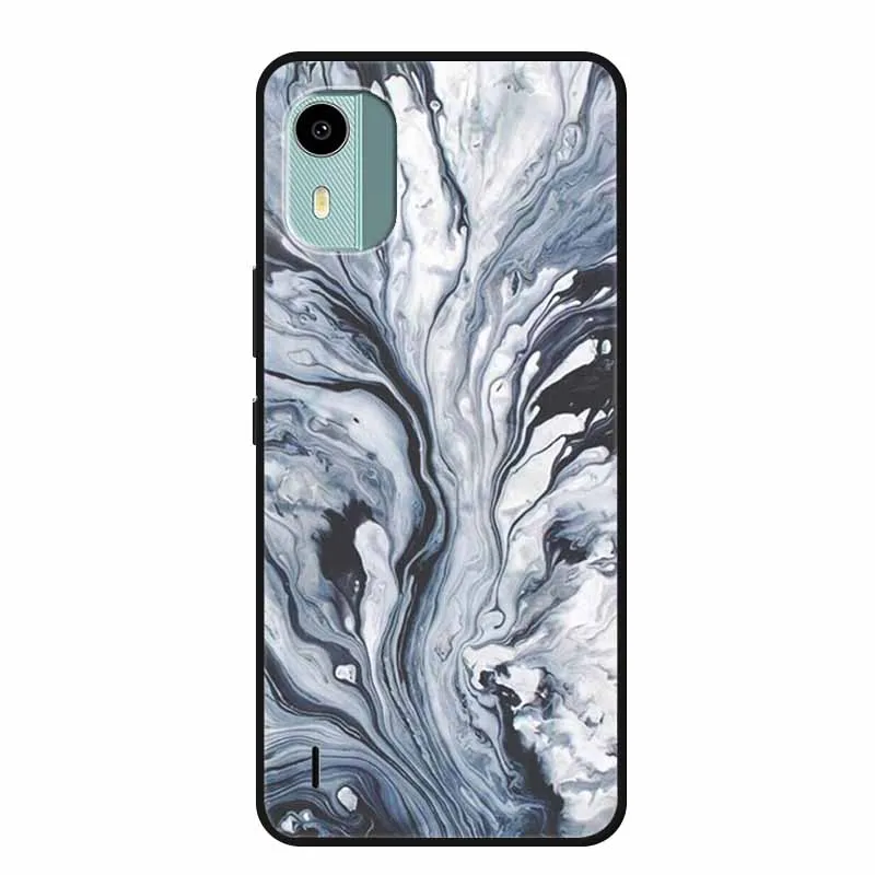 Marble Soft Silicone TPU Phone Back Cover Case - Stylish Protective Bumper
