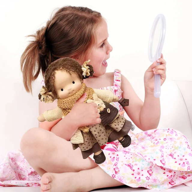 Waldorfs Doll For Girls Handmade Doll Waldorfs Doll Handmade Astoria Doll Figures Beautiful Cotton Plush Doll Girls Rag 3