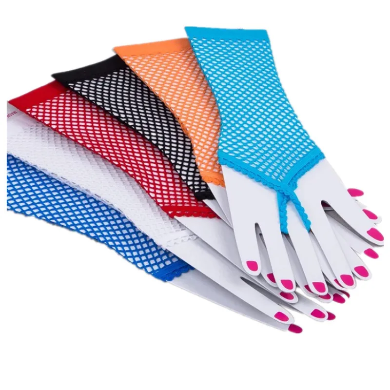

Halloween Half Finger Gloves Punk Sexy Gloves (10Pcs Set)