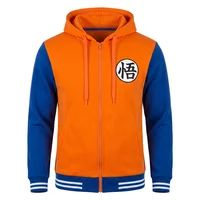 Dragon Ball Inspired Goku Zip-Up Hoodie – Anime Cosplay Jacket - Image 4