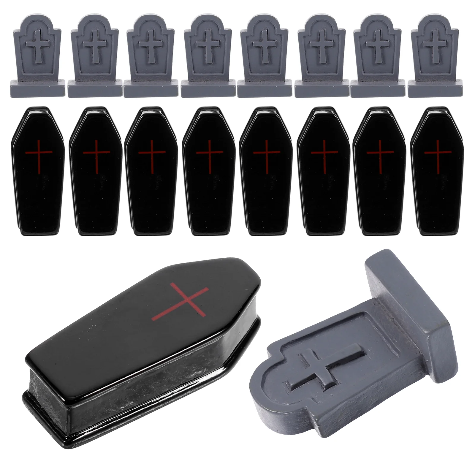 

Halloween Coffin Box Mini Tombstones Ornament Decorative Tombstone Halloween Haunted House Decor Coffin Boxes Tombstone