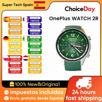 OnePlus 2R Smartwatch – Écran AMOLED, 100h batterie, Wear OS