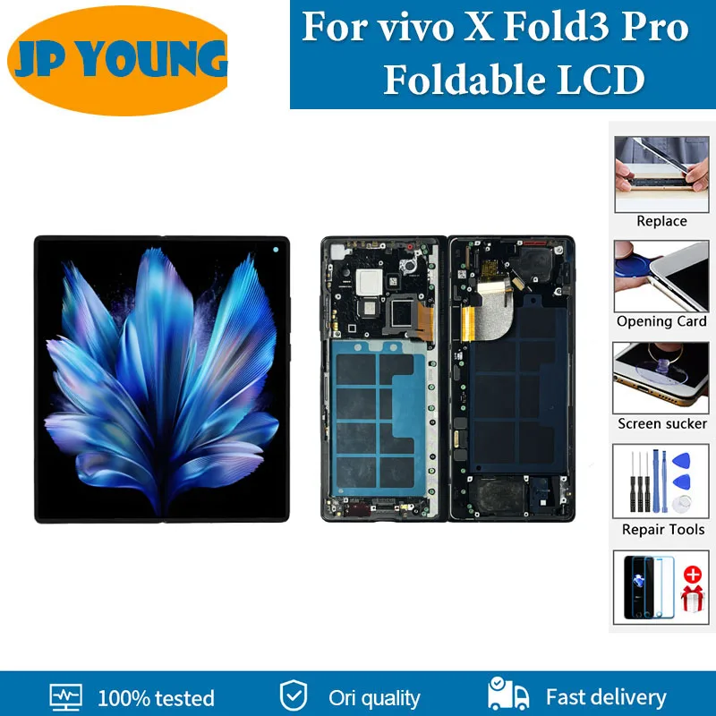 AMOLED-折りたたみ式LCDタッチスクリーン,8.03インチ,Vivo x fold 3