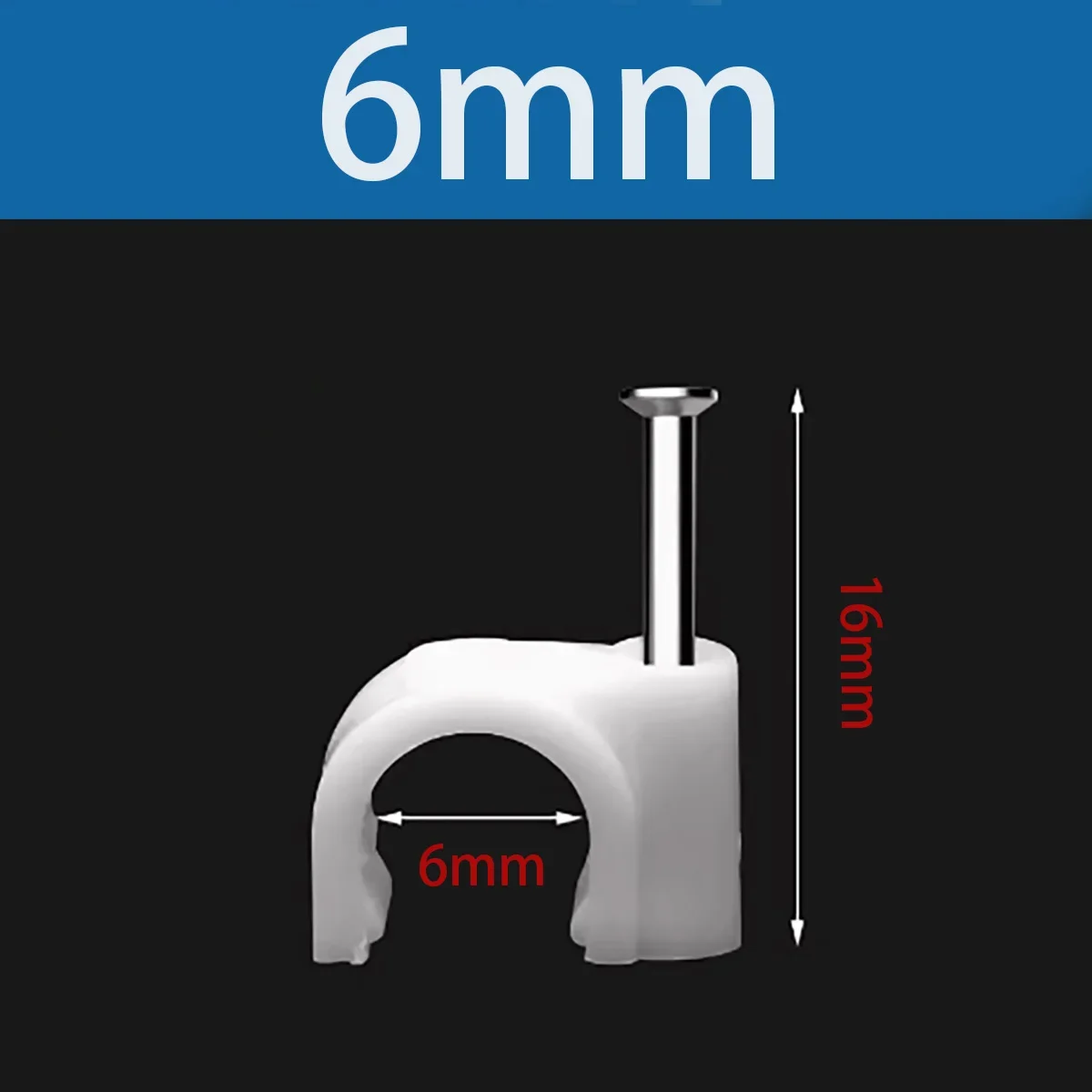 100pcs 6 mm