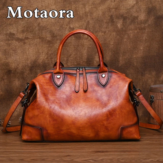 [알리익스프레스] MOTAORA 여성용 가죽 핸드백: 스타일과 기능의 완벽한 조화