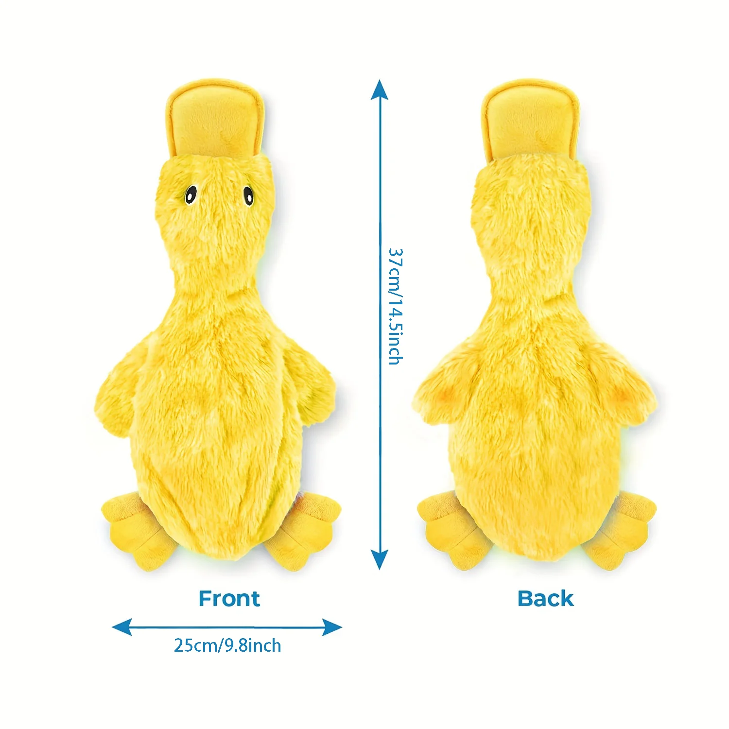 Best Pet Supplies For Small Breeds Of Dog Toys, Cute Unstuffed Ducks, Ducks With Soft Squeaks, Indoor Puppy Fun, Plush Toys 2