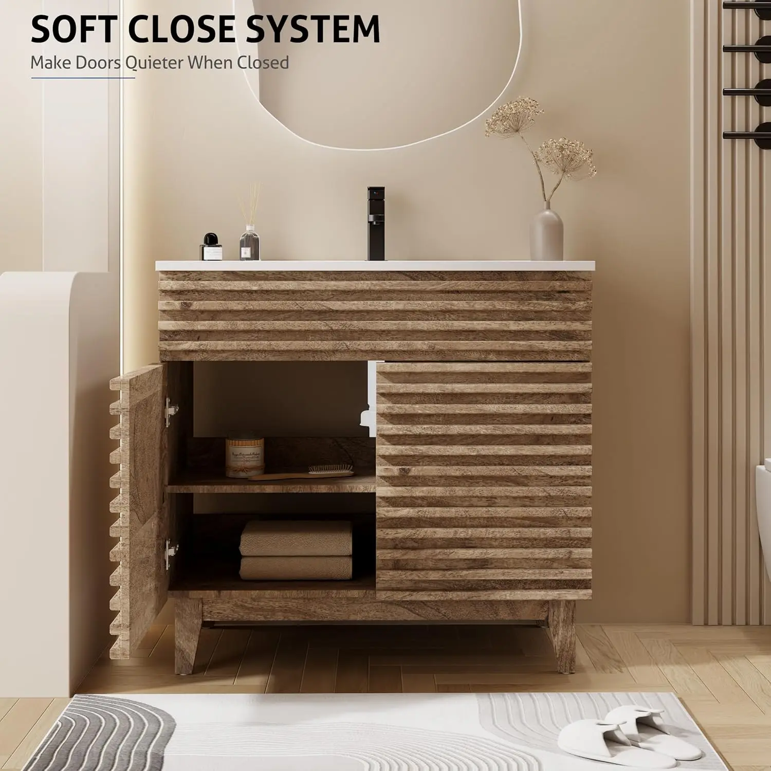 36" Mid-Century Vanity 6