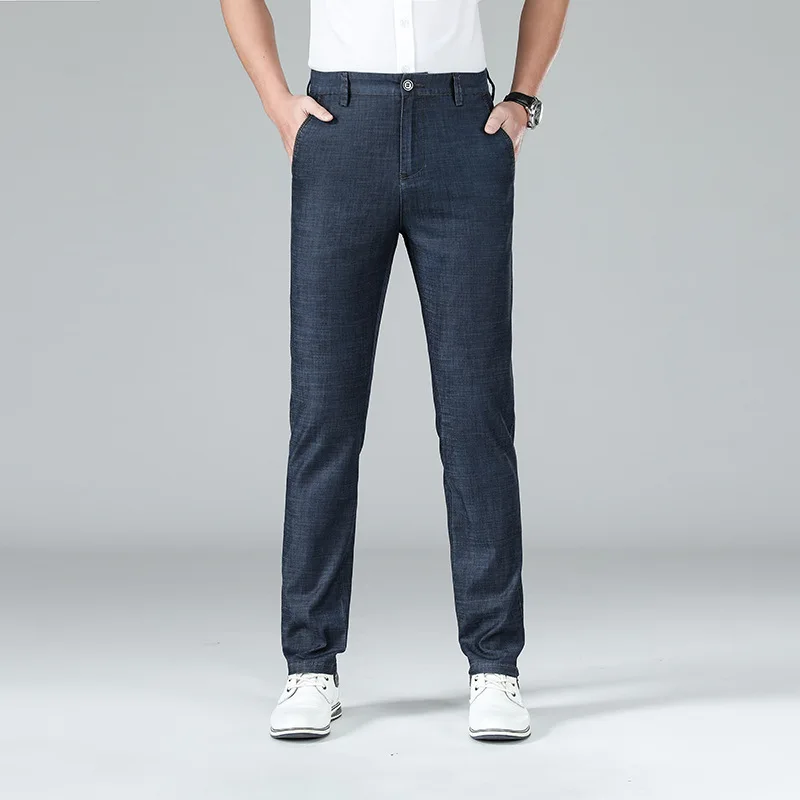 Men's Casual Thin Straight Slim Fit Jeans