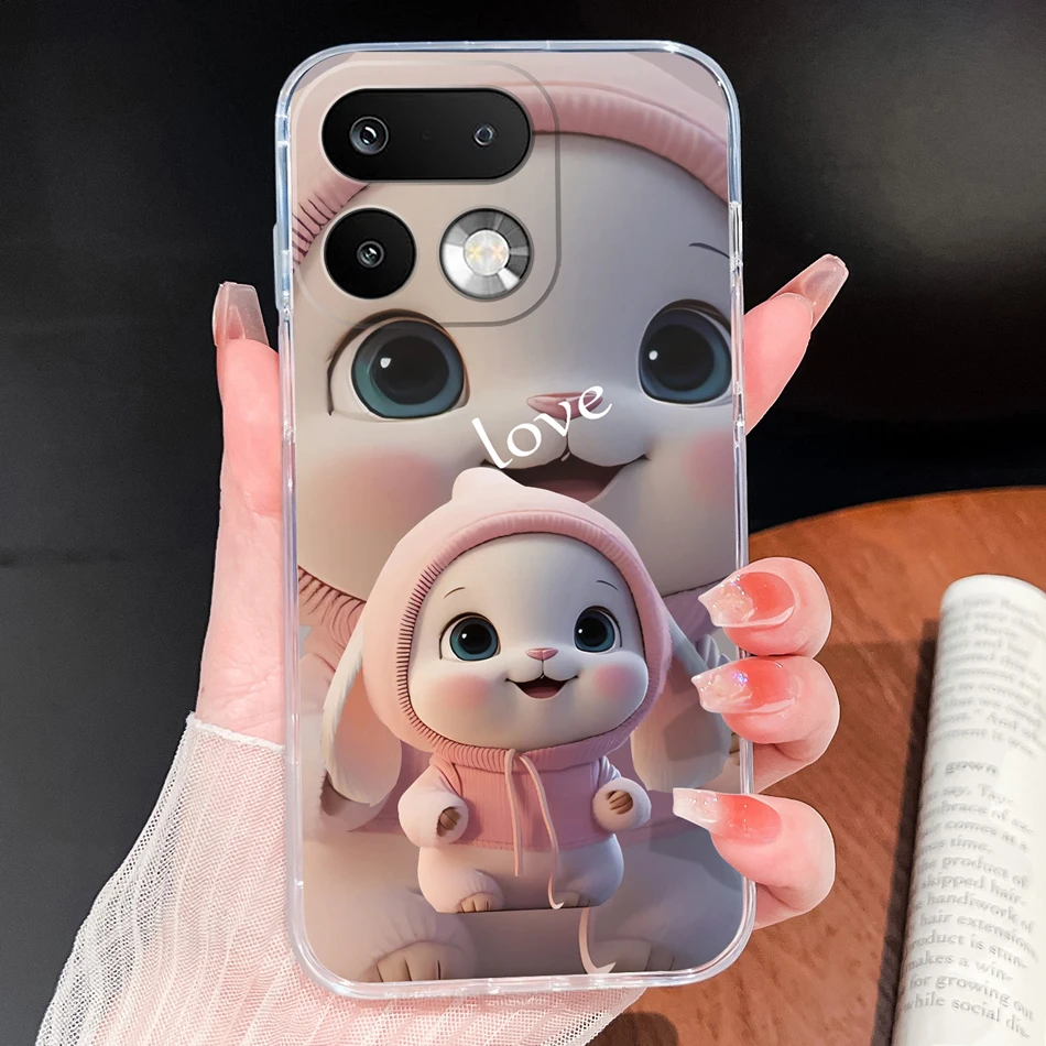 Stylish Soft Slim TPU Clear Silicone Phone Case - Lightweight Protective Cover