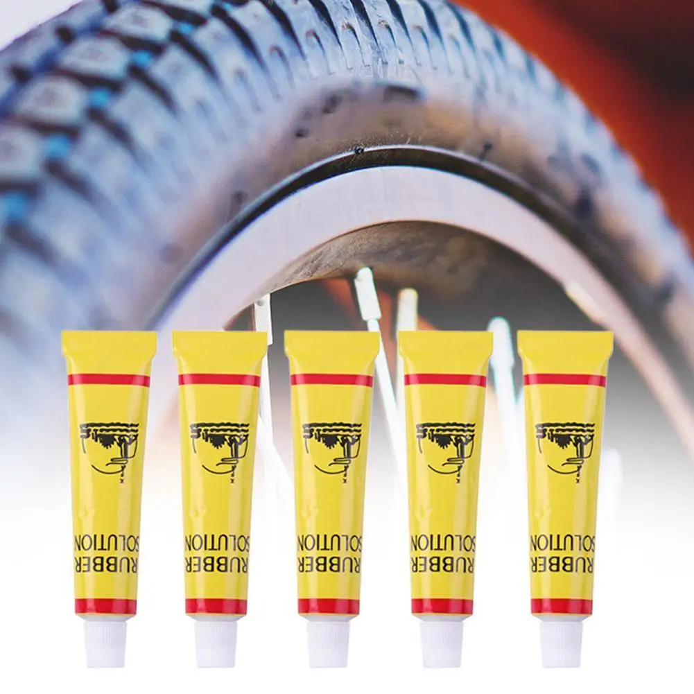 5Pcs Tire Repair Glue For Bicycle Motorcycle Tires Tube Patching Glue Cement Adhesive Puncture Tire Repair Tools Cycling Car,tire repair glue