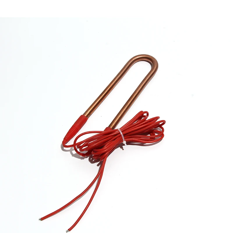 220V 2KW Copper Water Heater Element Electric Submersible Heating Pipe  Fully Sealed Waterproof for Swimming Pool - AliExpress