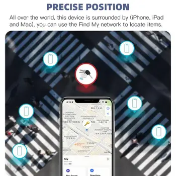 Mini Anti-loss Device Wallet Mobile Phone Lost Alarm Pet Key Smart Tracker Locator Two-way Object Finding Function GPS Tracker 3