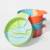 Cat Slow Feeder Bowl, Anti-Choking Pet Food Bowl, Non-Slip Interactive Cat Bowl for Dry/Wet Food & Water, 3