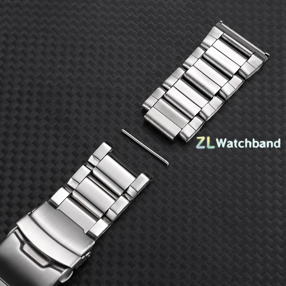 Premium Stainless Steel Men's Sport Watch Band - Universal Metal Wristband Replacement Bracelet
