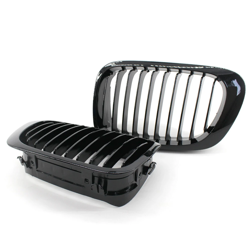 Matte Black ABS Front Kidney Grille for Car Exterior