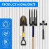 5/10Pcs Shed Tool Hook ABS Garage Tool Organizer Shovel Tool Compatible with 60118/60127/60138 Hanger Hook Shed Utility Hook 2