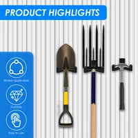 5/10Pcs Shed Tool Hook ABS Garage Tool Organizer Shovel Tool Compatible with 60118/60127/60138 Hanger Hook Shed Utility Hook 2
