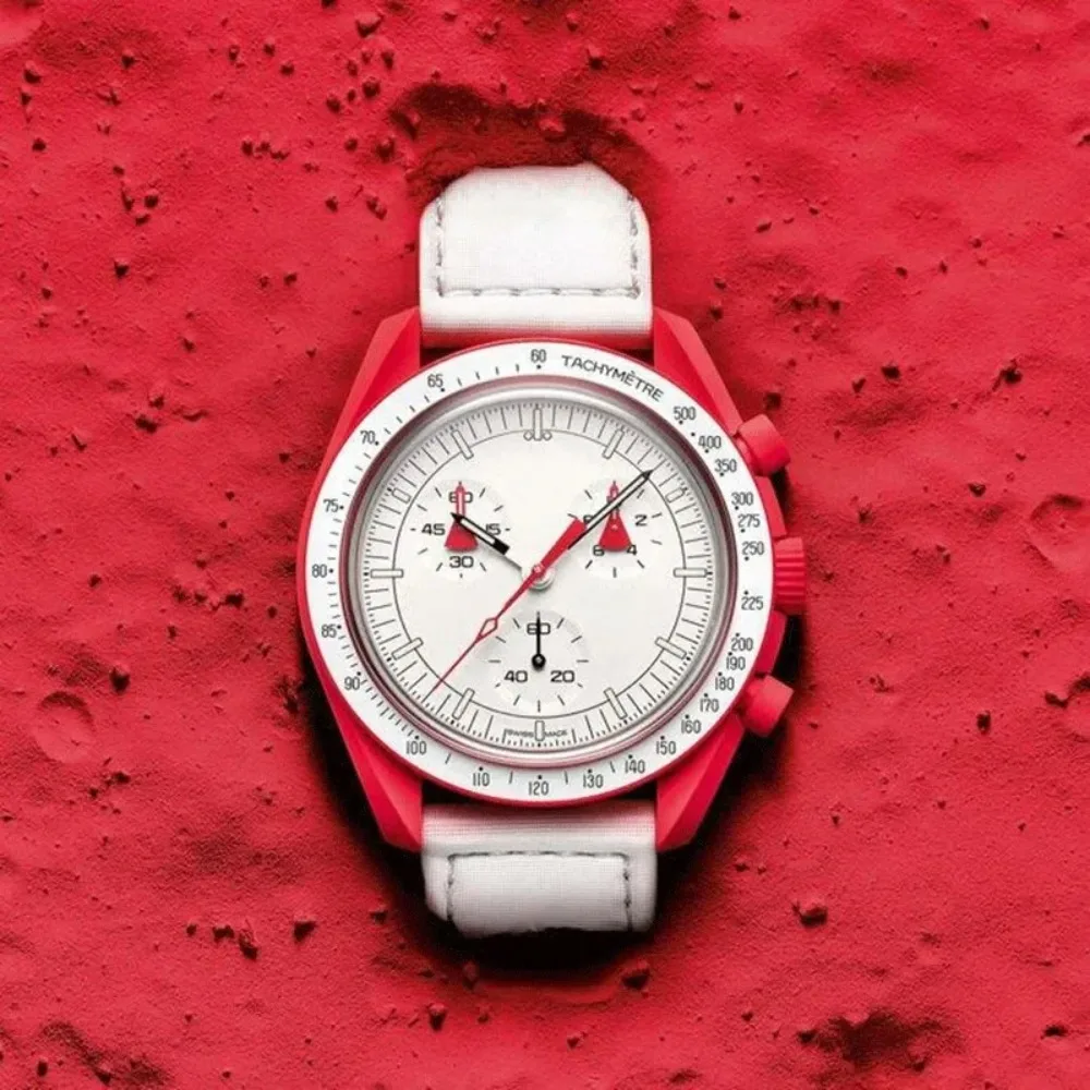 

Moon Watches for Mens Hot selling Couple Sports Multi functional Watch Six Pin Timing Quartz Watch Men's Fashion Gentleman Watch