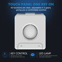 Climatiseur Portable nouvellement amélioré, ventilateur de réfrigération USB avec lampe germicide ultraviolette, refroidisseur d'air de bureau et de voiture, offre spéciale 3
