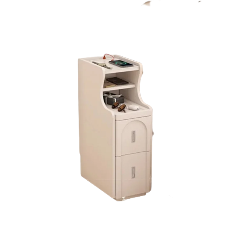 Storage Kids Nightstand Table Minimal Item Modern Drawers Bedsides Table Narrow Space Mesa De Cabeceira Bedrooms Furniture