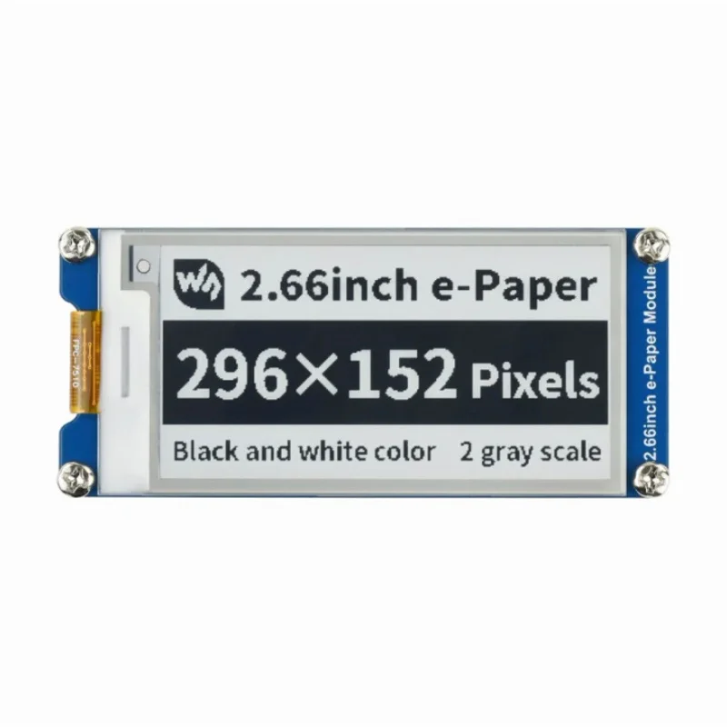 waveshare-296-152-266inch-e-paper-e-ink-display-module-black-white