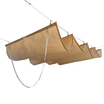 Vela parasole telescopica per pergola esterna Estate Resistente ai raggi UV Giardino Piscina Retrattile Ombreggiatura Reti Gazebo Tenda 1