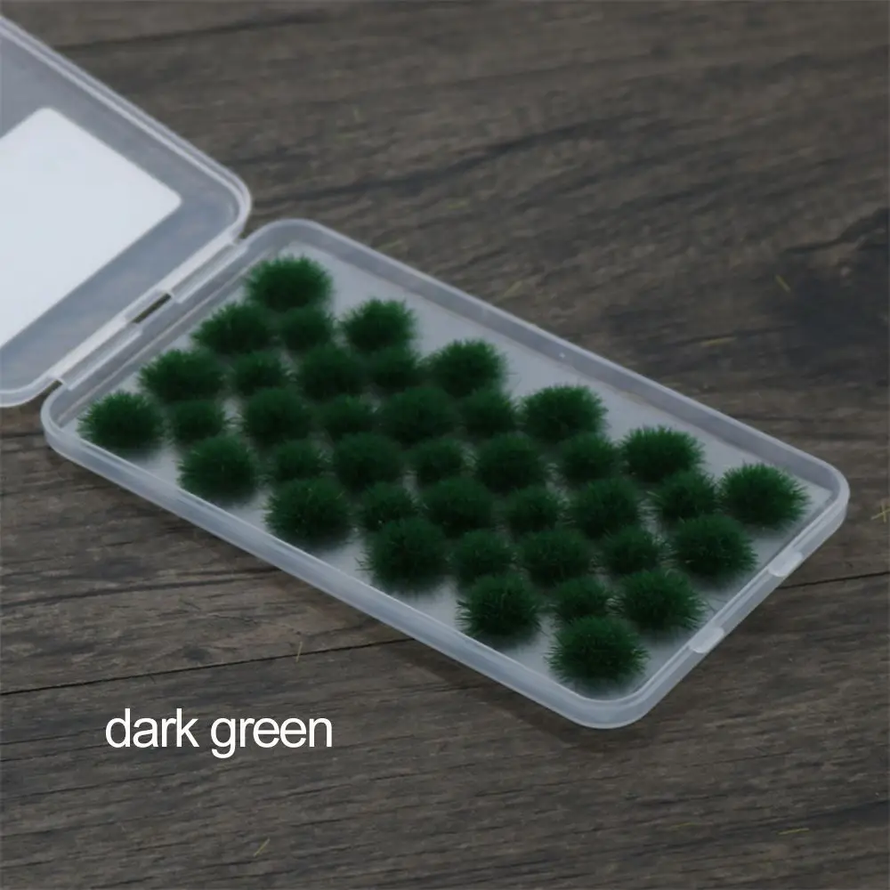 39PCS Static Grass Tuft Clusters for Micro Landscape and Wargame Scenery
