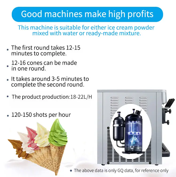 soft serve ice cream machine 110v