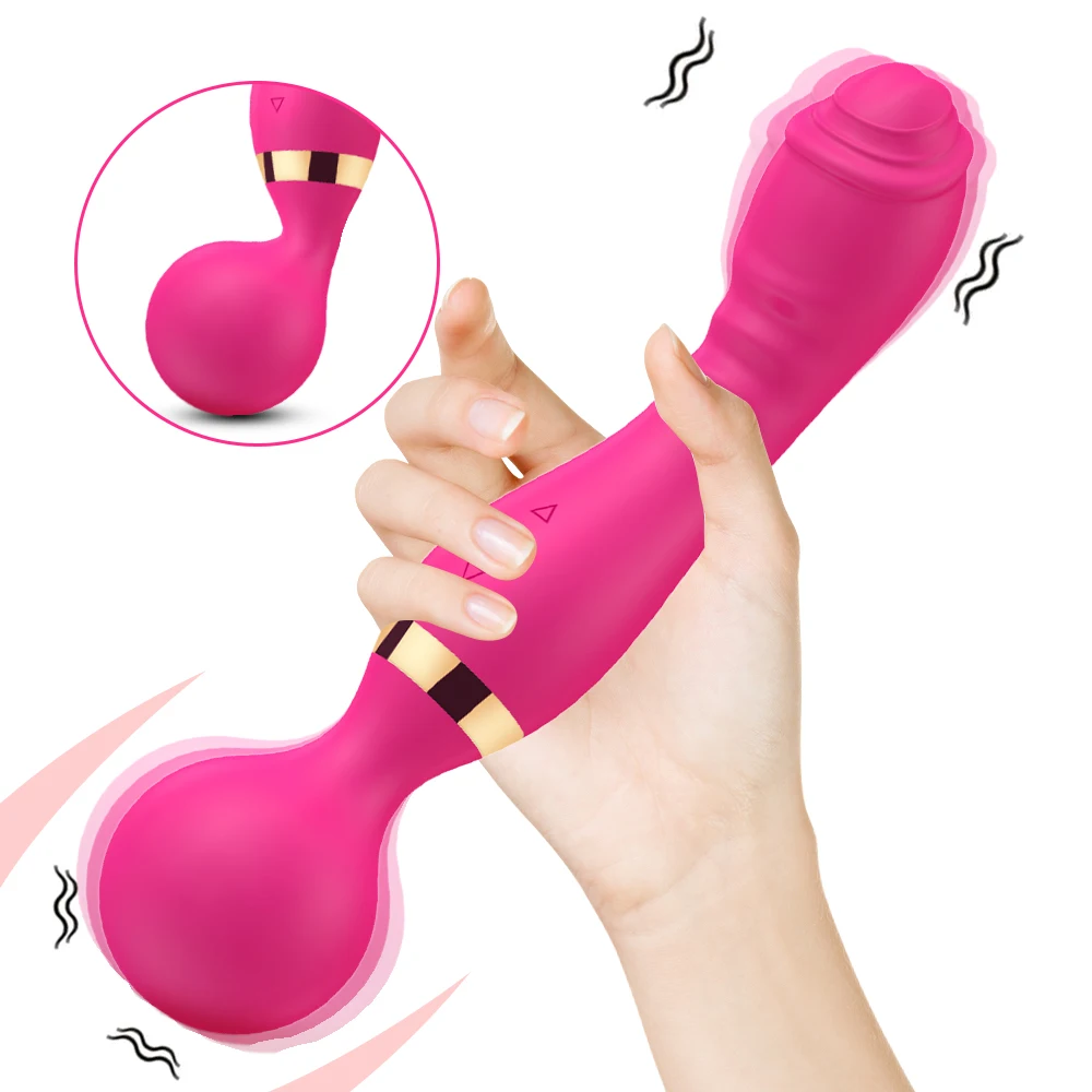 20-Gang-leistungsstarker Dildo-Vibrator, weibliches AV-Massagegerät, Zauberstab, G-Punkt-Klitoris für Frauen, Stimulator, Sexspielzeug für Erwachsene, Masturbator 1