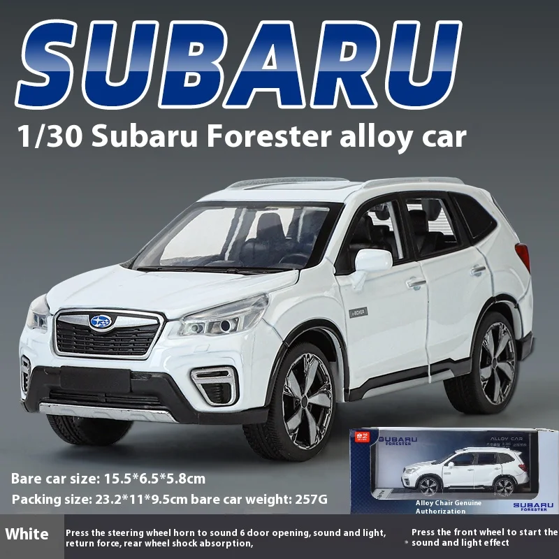 1:30 Subaru Forester Off Road SUV Vehicle Alloy Diecast Car Model