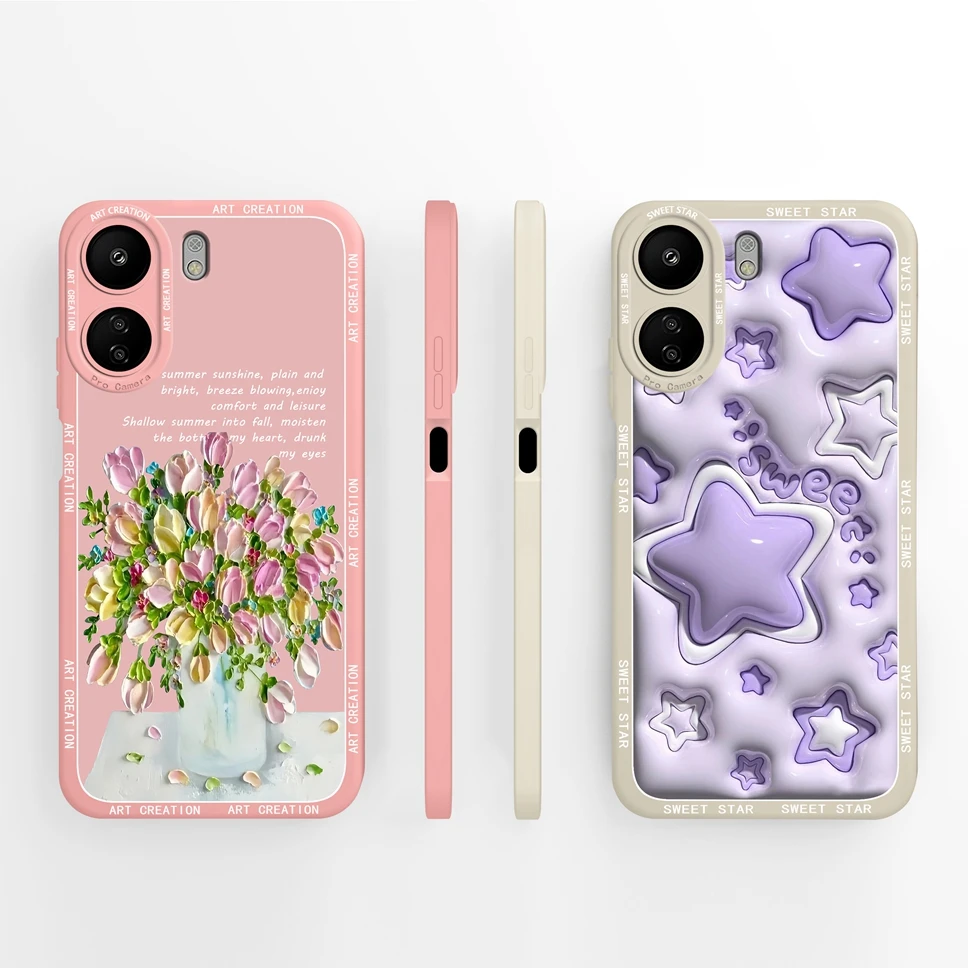 Lovely Girl Smooth Liquid Protective Back Cover s Shell Bumper