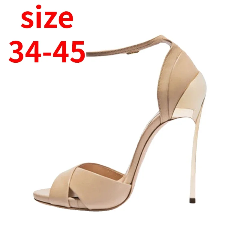 

Женские туфли на высоком каблуке, разноцветные туфли больших размеров 45, лето 43,2024