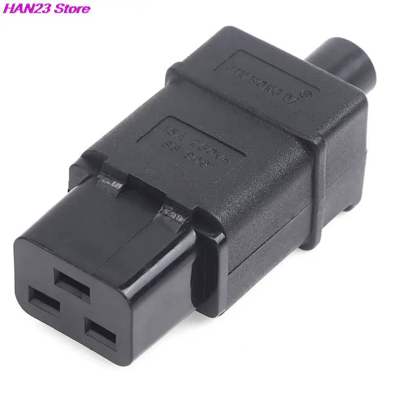   AC   ̺ ڵ ̾ Ŀ, IEC320 C19, UPS PDU Ż ϼ  ÷ 16A, 1PC
